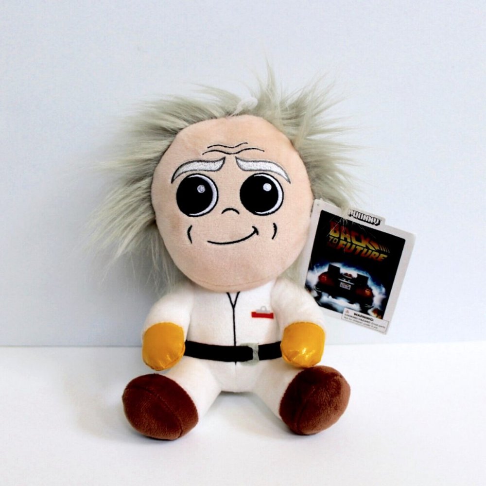 Back To The Future Doc Brown Plush 8" Kidrobot Roto Phunny